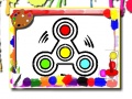 Mchezo Fidget Spinner Coloring Book