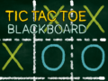 Mchezo Tic Tac Toe Blackboard