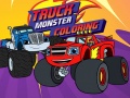 Mchezo Truck Monster Coloring