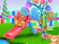 Mchezo Candy Garden Cleaning