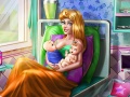 Mchezo Sleepy Princess Twins Birth