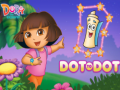 Mchezo Dora The explorer Dot to Dot