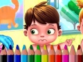 Mchezo Back To School: Baby Coloring Book