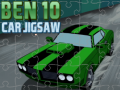 Mchezo Ben 10 Car Jigsaw 