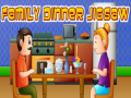 Mchezo Family Dinner Jigsaw