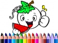 Mchezo Back To School: Vegy Coloring Book