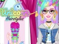 Mchezo Unicorn Hairstyles