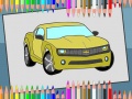 Mchezo American Cars Coloring Book