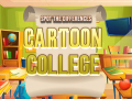Mchezo Spot the Differences Cartoon College