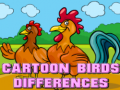 Mchezo Cartoon Birds Differences