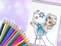 Mchezo Amazing Princess Coloring Book