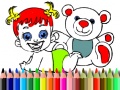 Mchezo Back To School: Baby Doll Coloring