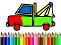 Mchezo Back To School: Truck Coloring