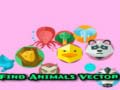 Mchezo Find Animals Vector