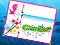 Mchezo Sea Creatures Coloring Book