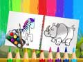 Mchezo Funny Animals Coloring Book