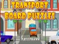 Mchezo Transport Board Puzzles