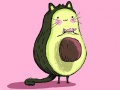 Mchezo Avocado Puzzle Time