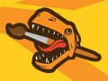 Mchezo Dinosaur Warrior Coloring
