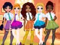 Mchezo Princesses BFF Rush To School