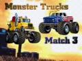 Mchezo Monsters Trucks Match 3