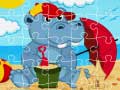 Mchezo Hippo Jigsaw