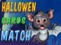 Mchezo Halloween Cards Match