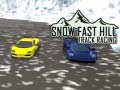 Mchezo Snow Fast Hill: Track Racing