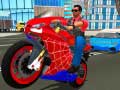 Mchezo Hero Stunt Spider Bike Simulator 3d