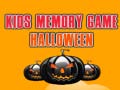 Mchezo Kids Memory Game Halloween