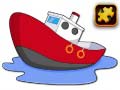 Mchezo Cartoon Ship Puzzle