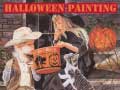 Mchezo Halloween Painting