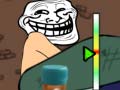 Mchezo Troll Bottle Kick