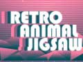 Mchezo Retro Animal Jigsaw