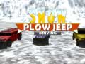 Mchezo Winter Snow Plow Jeep Driving