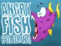 Mchezo Angry Fish Coloring 