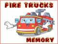 Mchezo Fire Trucks Memory