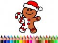 Mchezo Back To School: Christmas Cookies Coloring