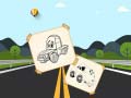 Mchezo Funny Cars For Kids Coloring