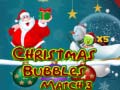 Mchezo Christmas Bubbles Match 3 
