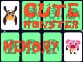 Mchezo Cute Monster Memory