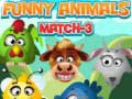 Mchezo Funny Animals Match 3