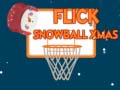 Mchezo Flick Snowball Xmas