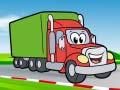 Mchezo Happy Trucks Coloring