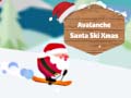 Mchezo Avalanche Santa Ski Xmas