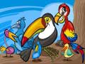 Mchezo Exotic Birds Coloring