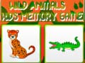 Mchezo Wild Animals Kids Memory game