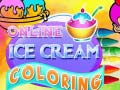Mchezo Online Ice Cream Coloring