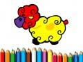 Mchezo Baby Sheep Coloring