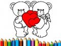 Mchezo Happy Valentines Day Coloring